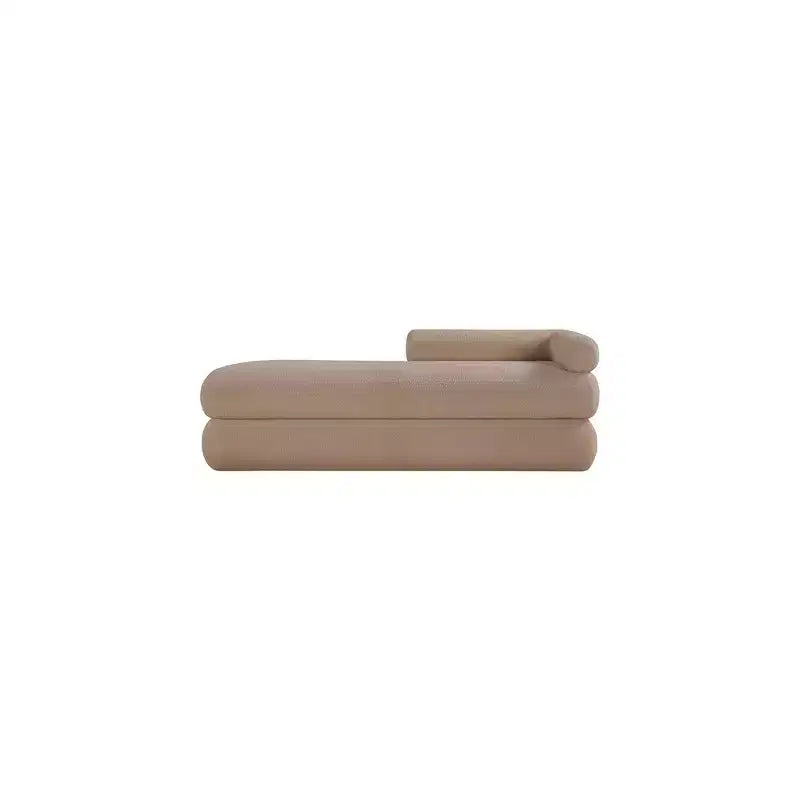 Meridian Furniture, Banc en Tissu Effet Mouton Teddy Kennedy