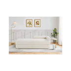 Meridian Furniture, Banc en Tissu Effet Mouton Teddy Kennedy