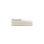 Meridian Furniture, Banc en Tissu Effet Mouton Teddy Kennedy