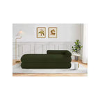 Meridian Furniture, Banc en Tissu Effet Mouton Teddy Kennedy