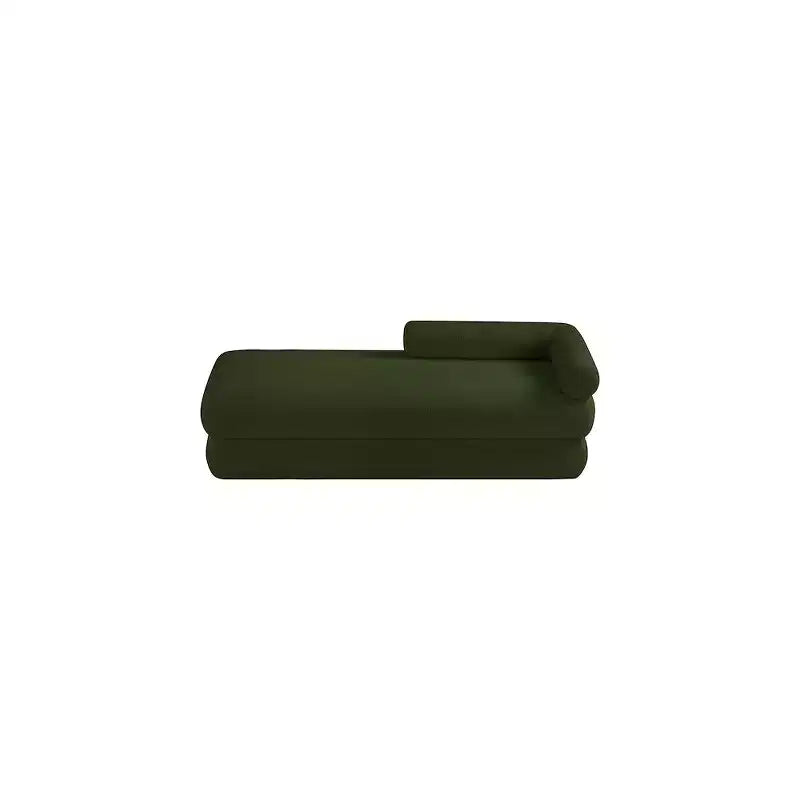 Meridian Furniture, Banc en Tissu Effet Mouton Teddy Kennedy