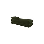 Meridian Furniture, Banc en Tissu Effet Mouton Teddy Kennedy