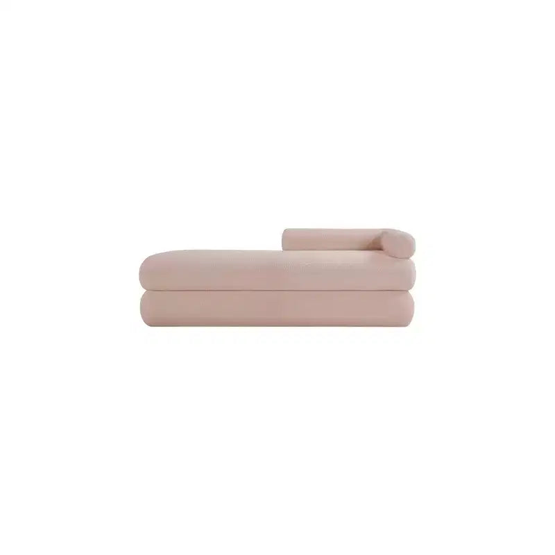 Meridian Furniture, Banc en Tissu Effet Mouton Teddy Kennedy