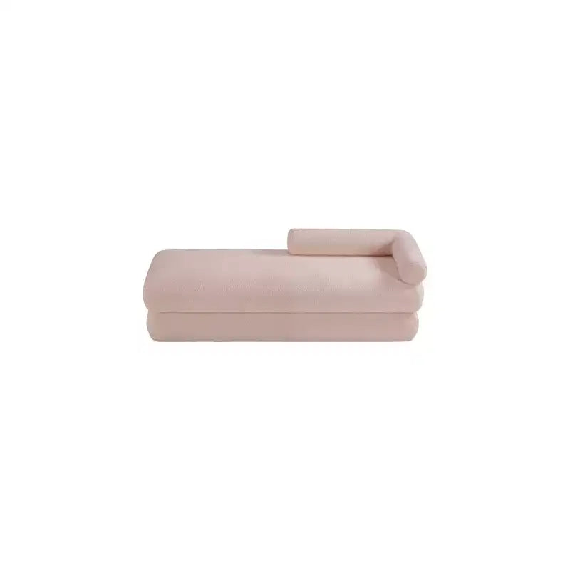 Meridian Furniture, Banc en Tissu Effet Mouton Teddy Kennedy