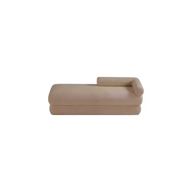 Meridian Furniture, Banc en Tissu Effet Mouton Teddy Kennedy
