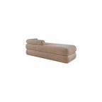 Meridian Furniture, Banc en Tissu Effet Mouton Teddy Kennedy