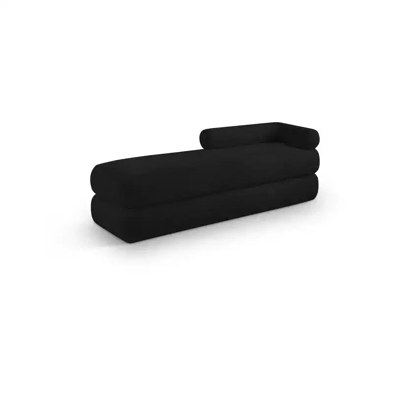 Meridian Furniture, Banc en Tissu Effet Mouton Teddy Kennedy