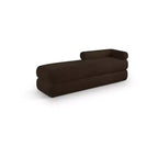 Meridian Furniture, Banc en Tissu Effet Mouton Teddy Kennedy