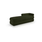 Meridian Furniture, Banc en Tissu Effet Mouton Teddy Kennedy