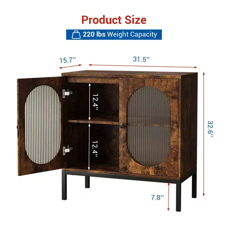 Buffet de cuisine de 80 cm, en rotin, avec étagères réglables, pour salon, salle à manger ou entrée