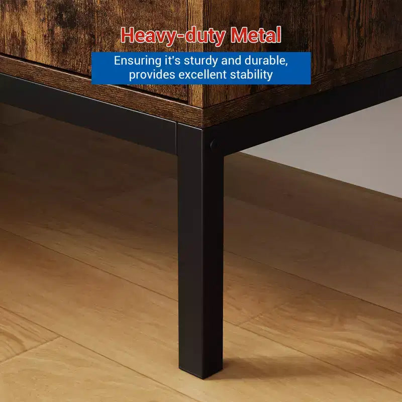Buffet de cuisine de 80 cm, en rotin, avec étagères réglables, pour salon, salle à manger ou entrée
