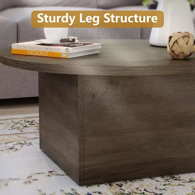 Table Basse, capacité de 25 kg, plateau étanche de 120 cm, design haut de gamme