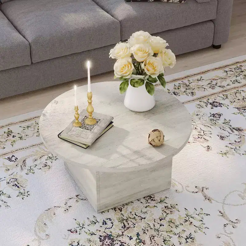 Table Basse, capacité de 25 kg, plateau étanche de 120 cm, design haut de gamme