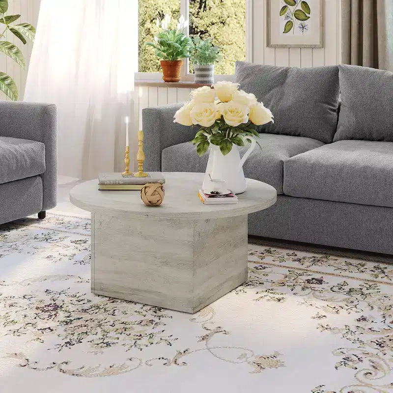 Table Basse, capacité de 25 kg, plateau étanche de 120 cm, design haut de gamme