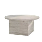 Table Basse, capacité de 25 kg, plateau étanche de 120 cm, design haut de gamme
