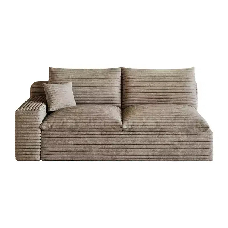 MAYEERTY Banc capitonné en tissu, banc de bout de lit