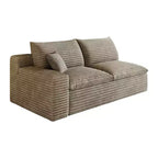 MAYEERTY Banc capitonné en tissu, banc de bout de lit