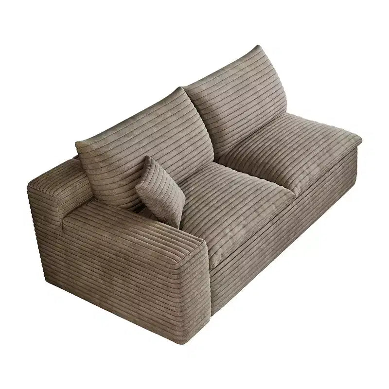MAYEERTY Banc capitonné en tissu, banc de bout de lit