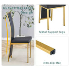 MAYEERTY Banc capitonné en tissu, banc de bout de lit