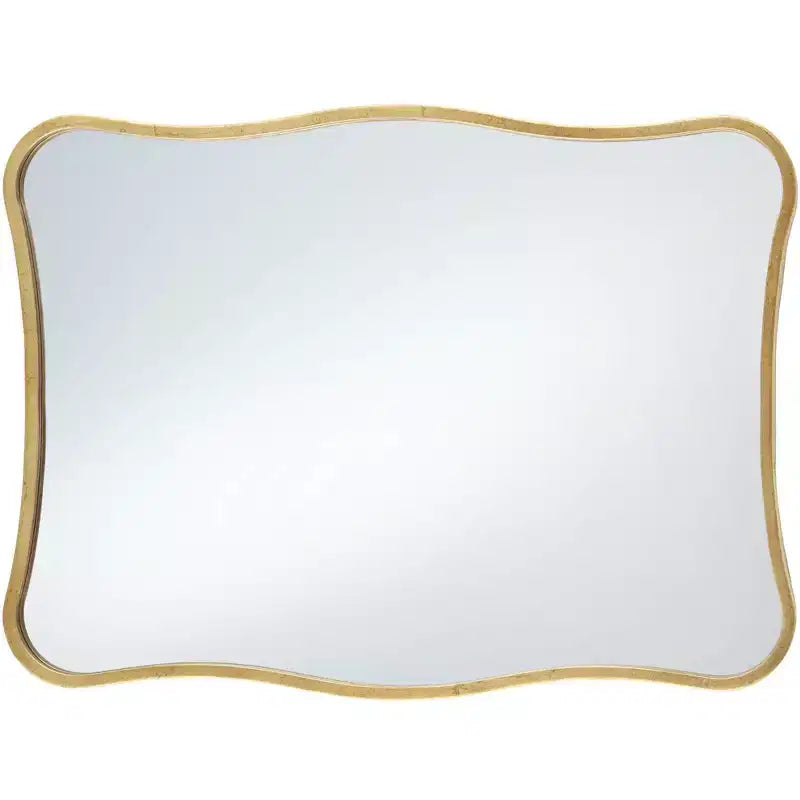 Miroir mural galbé Uttermost Pavia or métal 24 x 32