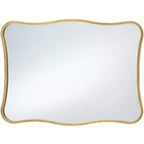 Miroir mural galbé Uttermost Pavia or métal 24 x 32