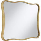 Miroir mural galbé Uttermost Pavia or métal 24 x 32