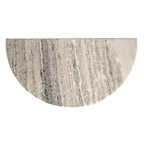 Table d'appoint demi-lune minimaliste Art déco en marbre naturel faite à la main JONATHAN Y Patrice 20