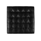 GDFStudio Rigby Pouf de rangement capitonné en similicuir de style contemporain