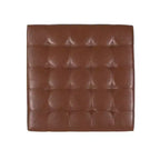GDFStudio Rigby Pouf de rangement capitonné en similicuir de style contemporain