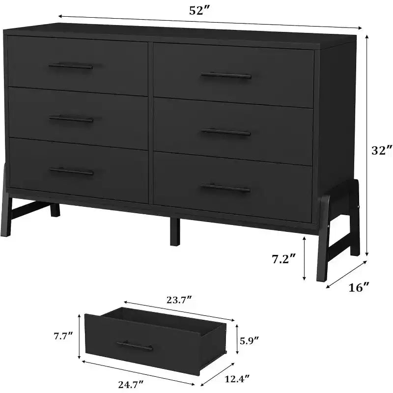 Commode autonome en bois de 132 cm avec tiroir large et placard de rangement, commode de rangement verticale pour salon, chambre à coucher, entrée