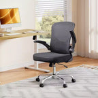 Chaise de bureau ergonomique GALAXHERO, chaise d'ordinateur en maille avec accoudoirs relevables et support lombaire réglable