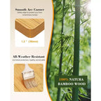 Établi de garage Acekool 60 po réglable en hauteur avec plateau en bois massif, capacité de 2200 lb, prises de courant et pieds antidérapants, robuste