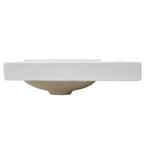 Meuble-lavabo TROPOW 16 avec lavabo, meuble sous-vasque avec portes à fermeture douce, meuble-lavabo mural suspendu pour petits espaces