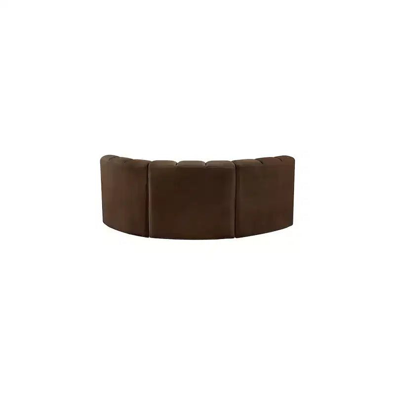 Meridian Furniture, Canapé modulable Arc en velours