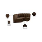Meridian Furniture, Canapé modulable Arc en velours