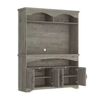Famapy Meuble de Rangement Rustique Multifonctionnel, Vitrine et Bibliothèque, Unité de Rangement pour Salon, Meuble de Rangement de Cuisine pour Vaisselle