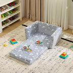 Karl Home Canapé-lit pliant simple 1 place en éponge avec fonction lumineuse pour enfants