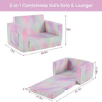 Karl Home Canapé-lit pliant simple 1 place en éponge pour enfants