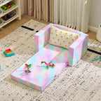Karl Home Canapé-lit pliant simple 1 place en éponge pour enfants