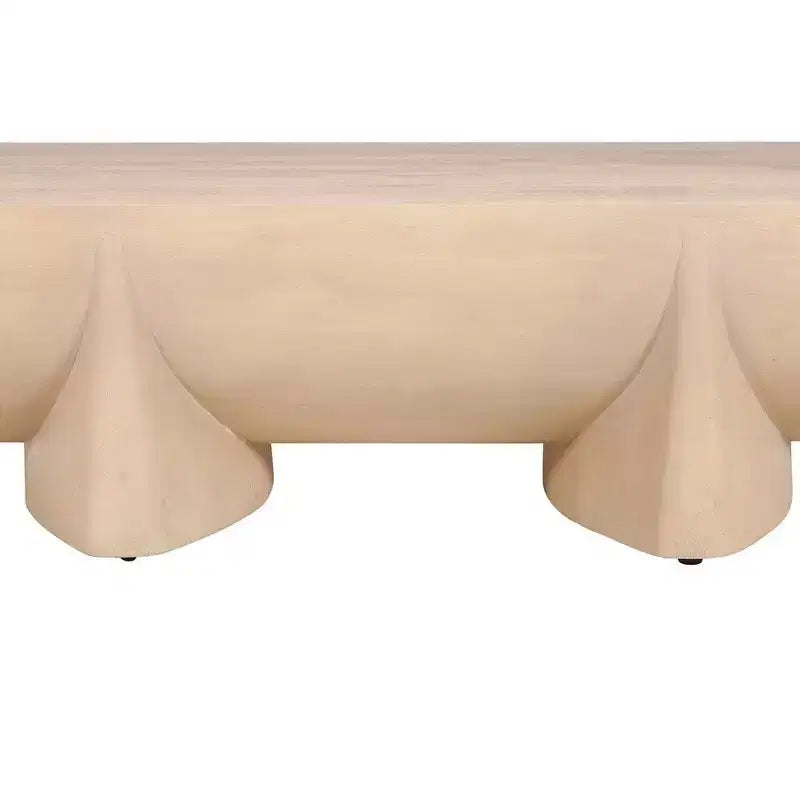 Table basse Royal Hampton | 48 bûches de bois de manguier naturel fabriquées à la main