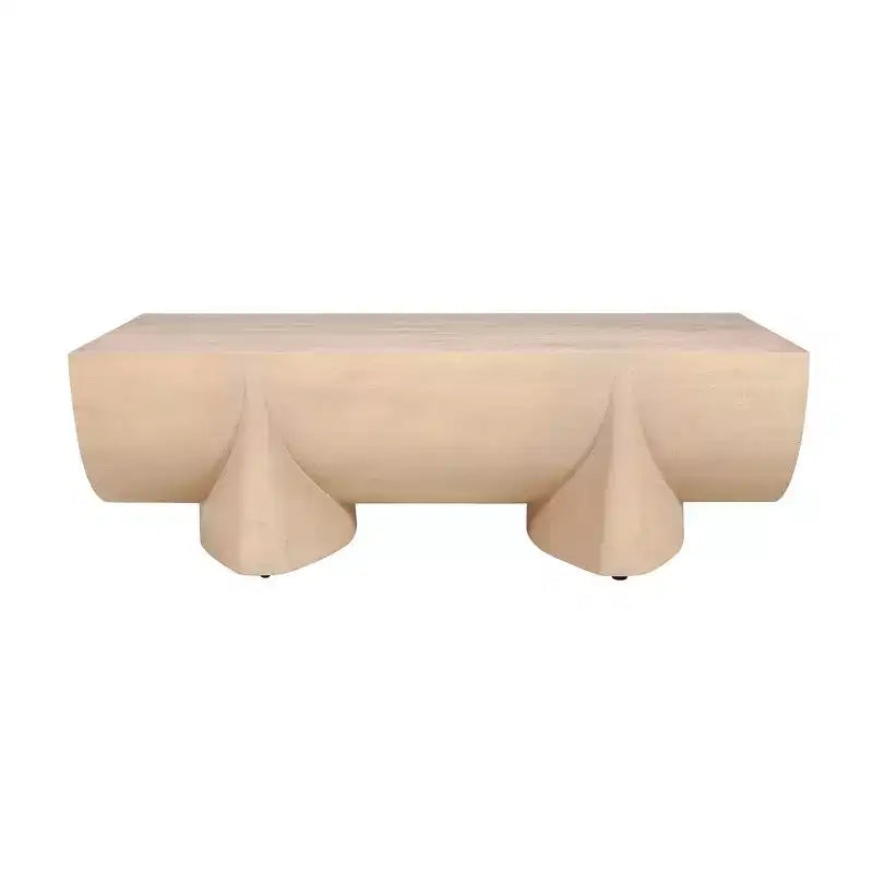 Table basse Royal Hampton | 48 bûches de bois de manguier naturel fabriquées à la main