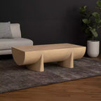 Table basse Royal Hampton | 48 bûches de bois de manguier naturel fabriquées à la main