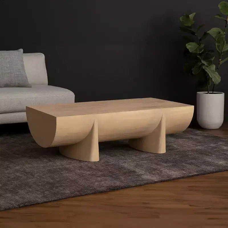 Table basse Royal Hampton | 48 bûches de bois de manguier naturel fabriquées à la main