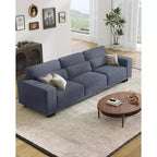 Canapé de salon de 89 pouces, canapé 3 places avec accoudoirs larges et sièges profonds, canapé confortable à 3 couches, canapé avec housse amovible et lavable