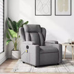 vidaXL Fauteuil inclinable Polyester, Métal, Contreplaqué Simple