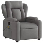 vidaXL Fauteuil inclinable Polyester, Métal, Contreplaqué Simple