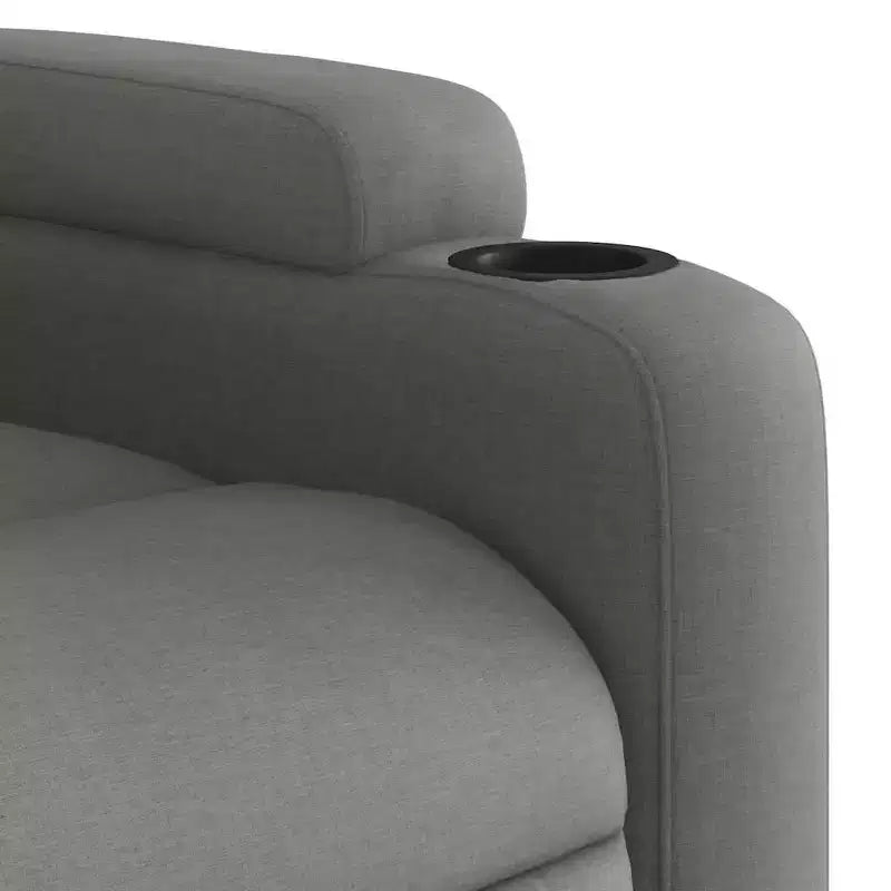 vidaXL Fauteuil inclinable Polyester, Métal, Contreplaqué Simple