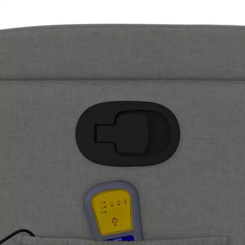 vidaXL Fauteuil inclinable Polyester, Métal, Contreplaqué Simple