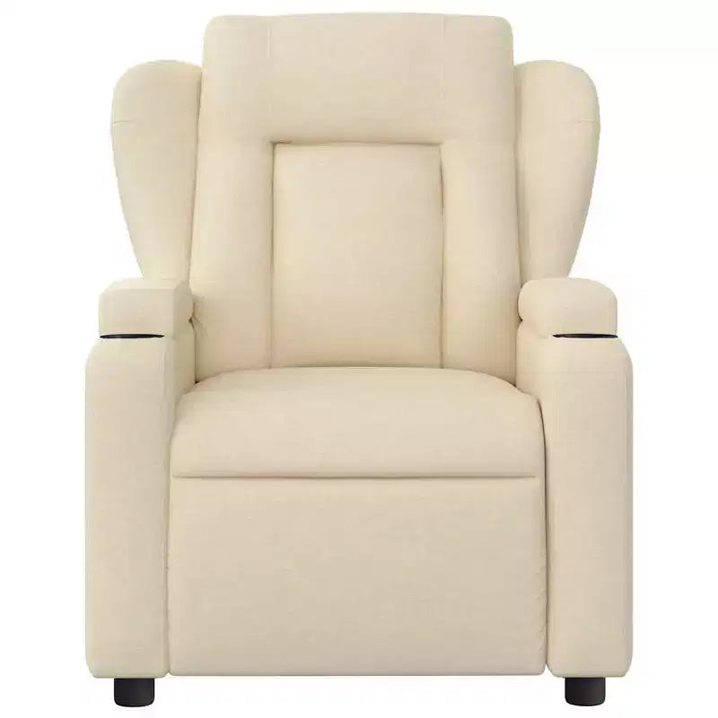 vidaXL Fauteuil inclinable Polyester, Métal, Contreplaqué Simple