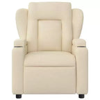 vidaXL Fauteuil inclinable Polyester, Métal, Contreplaqué Simple